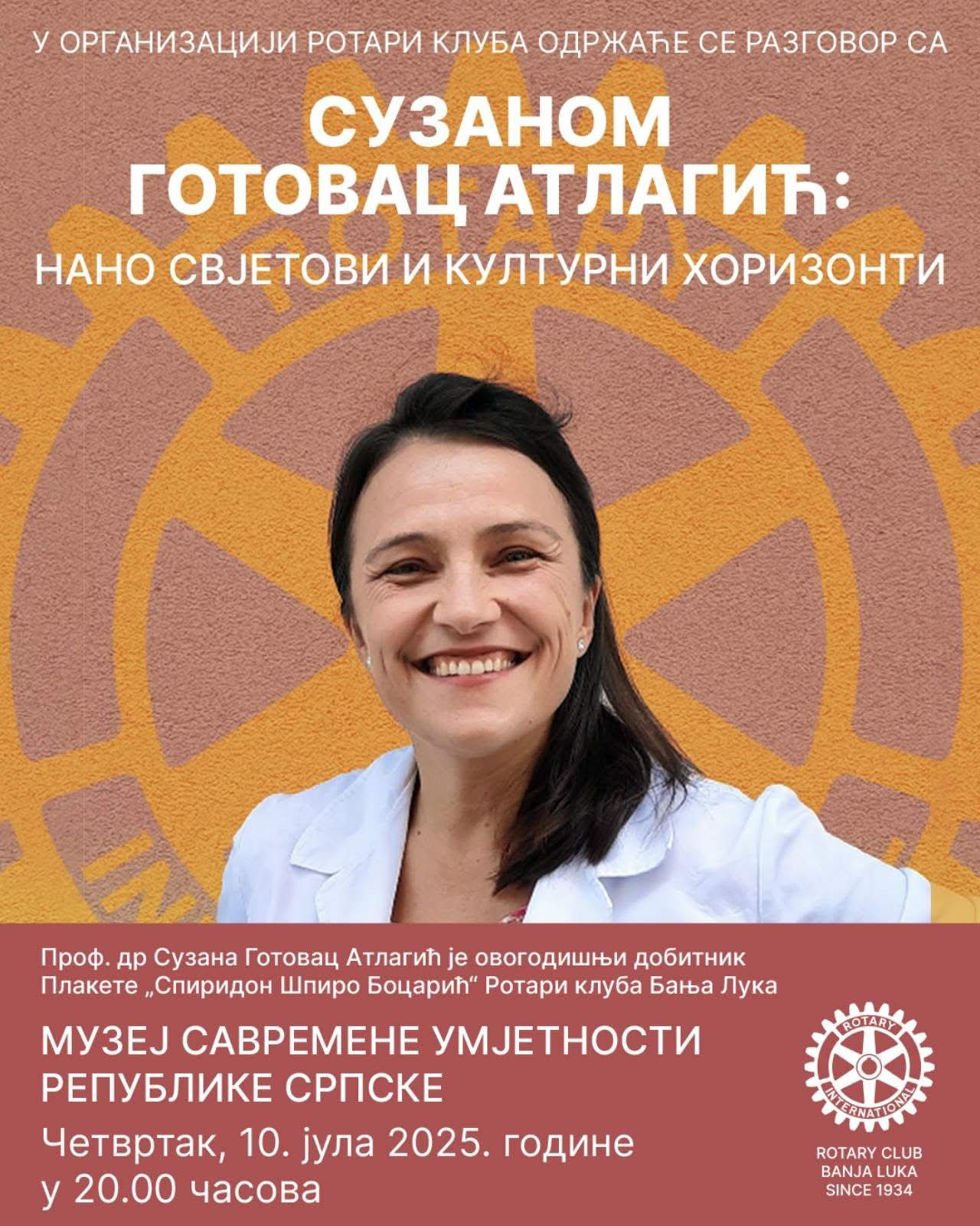 Razgovor sa Suzanom Gotovac-Atlagić:Nano-svjetovi i kulturni horizonti
